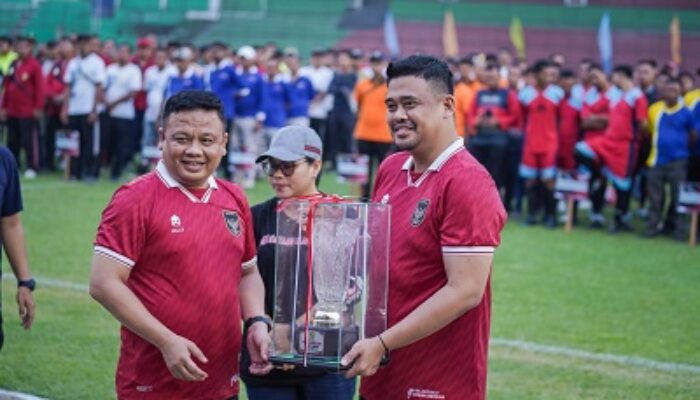 Bobby Nasution Buka Kompetisi Sepak Bola Antar Instansi, Bangun Kekompakan & Kolaborasi