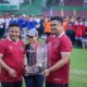 WALI Kota Medan Bobby Nasution membuka Kompetisi Sepakbola antar Instansi dan Kepala Lingkungan se-Kota Medan di Stadion Teladan, Kamis (22/6). Waspada/Ist