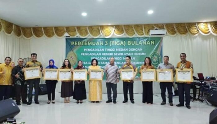 PN Medan Raih Peringkat Pertama Kategori PTSP Terbaik