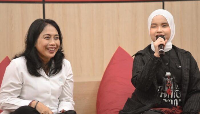 Putri Ariani Hadir di Kantor KPPPA, Bintang Puspayoga: Jadi Inspirasi Anak Indonesia Raih Cita-Cita