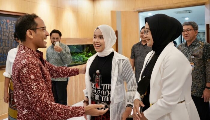 Bertemu Mendikbudristek Nadiem Makarim,  Putri Ariani Dibekali Beasiswa Indonesia Maju