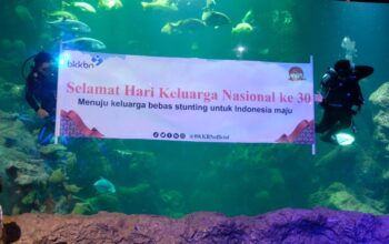 Tarik Perhatian Ribuan Pengunjung, BKKBN Sukses Gelar Sosialisasi Harganas di Sea World Ancol