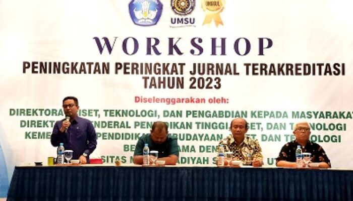 UMSU Dan Kemendikbudristekdikti Gelar Workshop Peningkatan Peringkat Jurnal Terakreditasi