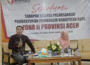 Timsel Panwaslih Kabupaten/Kota Zona II Provinsi Aceh, kembali membuka pendaftaran Panwaslih Kabupaten/kota, Selasa (13/6). (Waspada/ist)