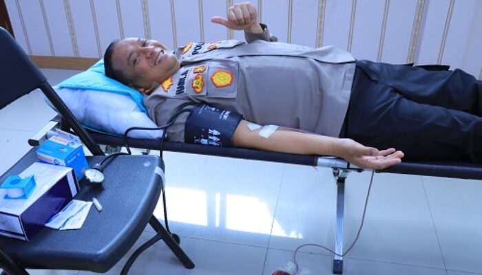 Sambut HUT-77 Bhayangkara, Polres Humbahas Giat Donda