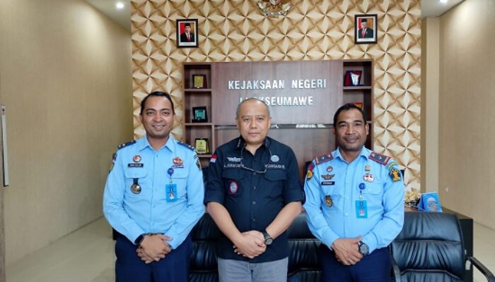 Perkuat Sinergitas, Plt. Kalapas Lhokseumawe Kunjungi Kejari