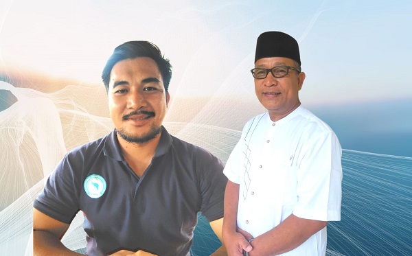 Agus Mulyadi dan Sunardi Sihombing. Senin (13/6) Waspada/Rahmad.