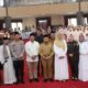 FORKOPIMDA (Forum Komunikasi Pimpinan Daerah) Kabupaten Tapanuli Selatan tepung tawari Calon Jamaah haji ( Calhaj ). Waspada/Ahmad Cerem Meha.