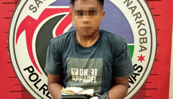 Polisi Ciduk Warga Hutaraja Tinggi Simpan Ganja