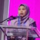 Ketua HIMPSI Wilayah Sumatera Utara, Dr Siti Aisyah, M.Psi, Psikolog saat menyampaikan kata sambutannya pada acara Muswil IX HIMPSI Sumut, Sabtu (10/6). Waspada/Ist