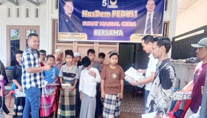NasDem Langsa Peduli Adakan Sunat Massal Ceria Gratis