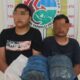 Kedua tersangka warga Kab Madina yang ditangkap Satuan Res Narkoba Polres Tapsel. (Waspada/Ist)