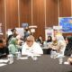 Sekda Aceh, Bustami, saat menghadiri pembukaan kegiatan Koordinasi Learning Event Praktik Baik Perlindungan Anak tahun 2022-2023 di Hotel Ayani, Banda Aceh, Rabu, (7/6). (Waspada/Zafrullah)