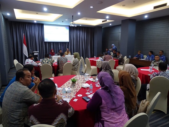 Ombudsman RI Perwakilan Banda Aceh menggelar Bimtek kepada bagian organisasi pemerintahan se-Aceh di Hotel Kyriad Banda Aceh, Kamis (22/06/23).(Waspada/T.Mansursyah)