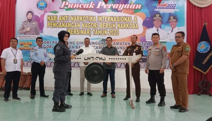 Peringatan HANI, BNNK Simalungun Canangkan 2 Nagori Bersinar