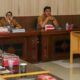 Wali Kota Susanti Dewayani (empat kanan) memimpin rapat persiapan penilaian kepatuhan standar pelayanan publik Ombudman RI pada 2023 di ruang rapat BP3D Pemko Pematangsiantar, Jl. Merdeka, Selasa (27/6).(Waspada-ist).