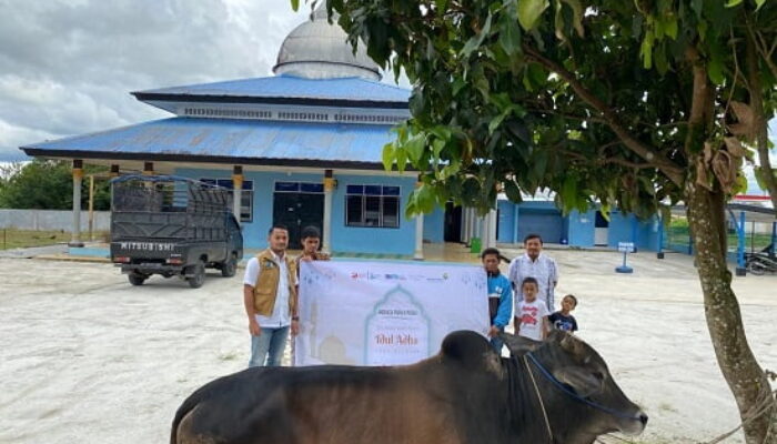 PT AP II Bandara Internasional Raja Sisingamangaraja XII Serahkan Hewan Kurban