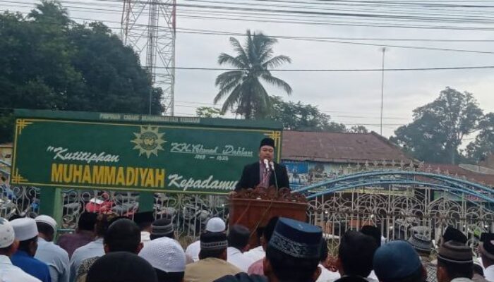 Warga Muhammadiyah Di Simalungun Laksanakan Sholat Idul Adha