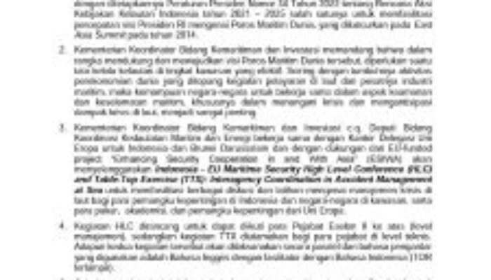 Pj. Bupati Simeulue Terima Undangan Duta Besar Uni Eropa