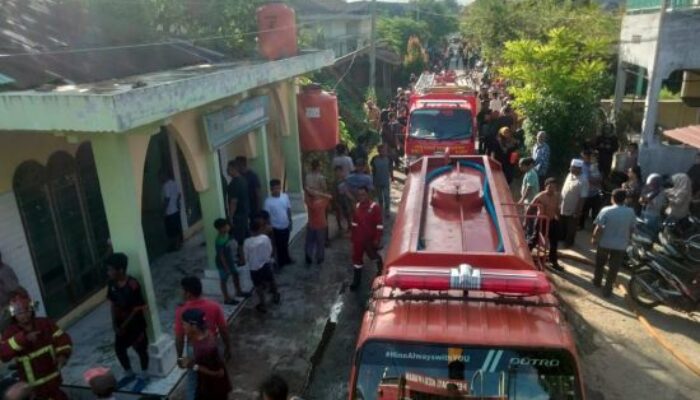 Rumah Anak Yatim Hangus Terbakar Di Kualasimpang