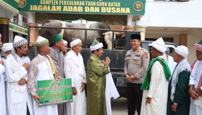 Kapoldasu Sumbang Hewan Qurban Untuk Persulukan Serambi Babussalam