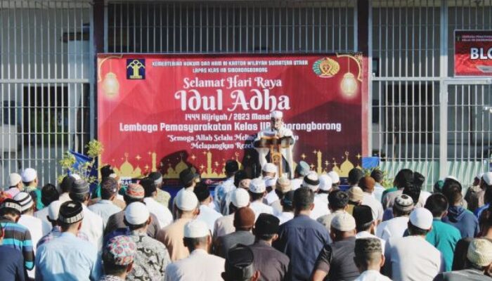 Shalat Iduladha 1444 H Dan Kurban Di Lapas Siborongborong