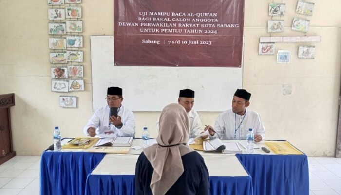 282 Bacaleg Sabang Ikut Uji Mampu Baca Alquran