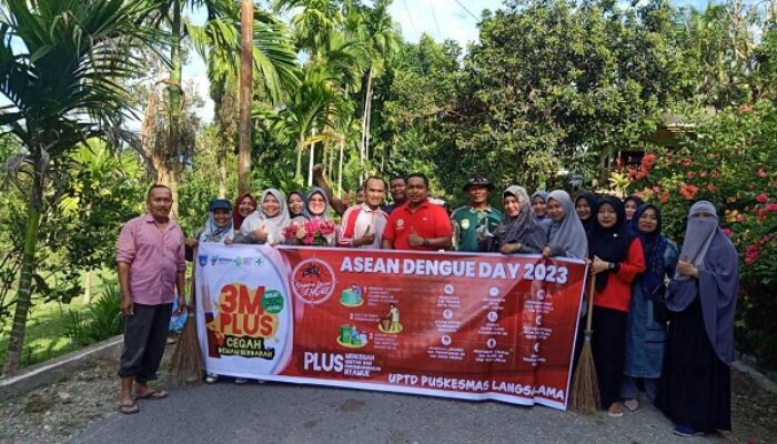 UPTD Puskesmas Langsa Lama Peringati Asean Dengue Day