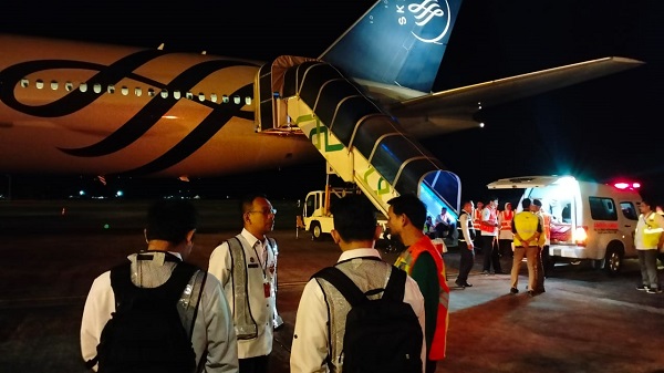 Ombudsman RI Pusat melakukan pemantauan pelayanan haji tahun 2023, baik di asrama haji embarkasi Aceh maupun di Bandara SIM Blang Bintang, Aceh Besar, Rabu (31/05/23). Waspada/T.Mansursyah)