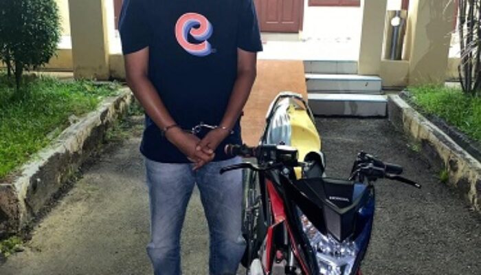 Curi Sepedamotor Mantan Istri, Dibekuk Polisi
