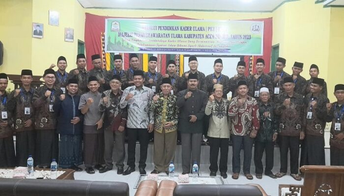 MPU Aceh Singkil Didik Kader Ulama Muda Lanjutkan Dakwah Islam