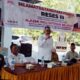 ANGGOTA DPRD Sumut H. Azmi Yuli Sitorus menyampaikan sambutan pada acara Reses III Masa Persidangan IV Tahun 2022–2023, di Dusun IV, Desa Pematang Tatal, Kecamatan Perbaungan, Sergai, Selasa (13/6) sore. Waspada/Ist