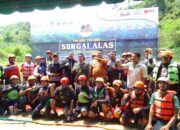 Pj Bupati Agara Olahraga Arung Jeram Di Sungai Alas