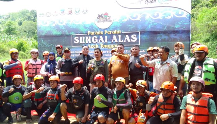 Pj Bupati Agara Olahraga Arung Jeram Di Sungai Alas