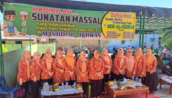 Dharma Wanita Sumut Gelar Sunat Massal