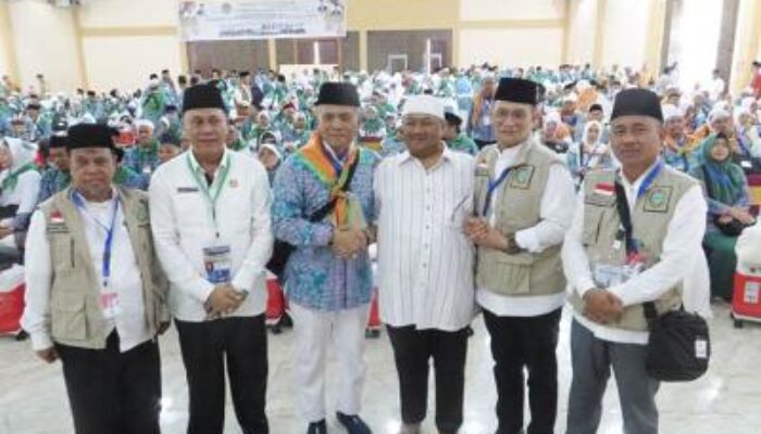 Jelang Berangkat Ke Tanah Suci, Kloter 14 Embarkasi Medan Kedatangan Tamu Istimewa