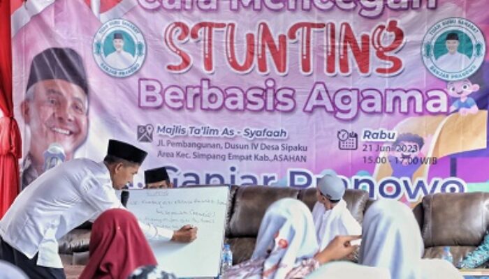 Tuan Guru Ganjar Gencarkan Edukasi Pencegahan Stunting Di Asahan