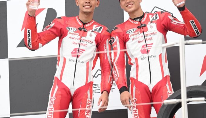 Pebalap Astra Honda Syukuri Podium Kedua