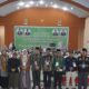 KAKANWIL Kemenagsu H Ahmad Qosbi bersama petugas dan jamaah sebelum proses kembali ke kediaman masing-masing. Waspada/ist