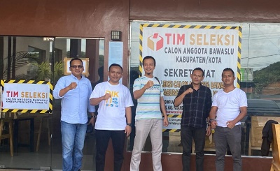 TIM Seleksi calon anggota Bawaslu Zona VI. Waspada/Ist