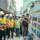 WALI Kota Medan Bobby Nasution, meninjau pembangunan kawasan heritage di Medan, belum lama ini. Waspada/Ist