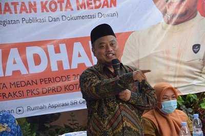 KETUA Fraksi Partai Keadilan Sejahtera (FPKS) DPRD Kota Medan Syaiful Ramadhan. Waspada/Ist