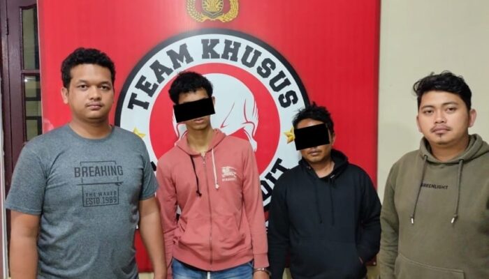 Sat Reskrim Polres Dairi Tangkap Dua Pria Tersangka Curanmor