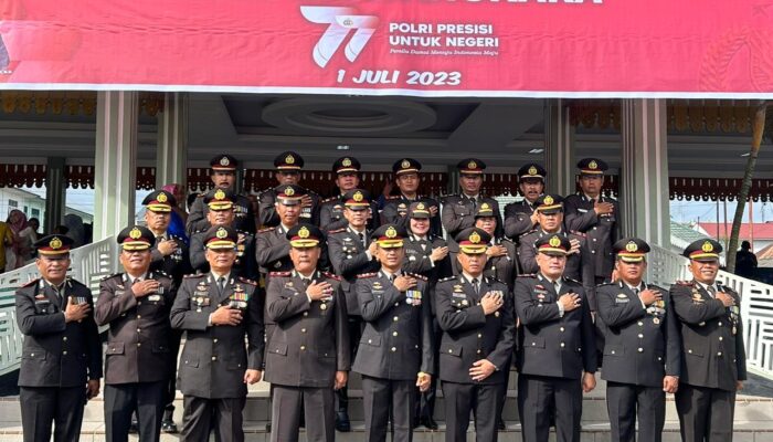Kapolres Tebingtinggi Irup HUT Ke-77 Bhayangkara