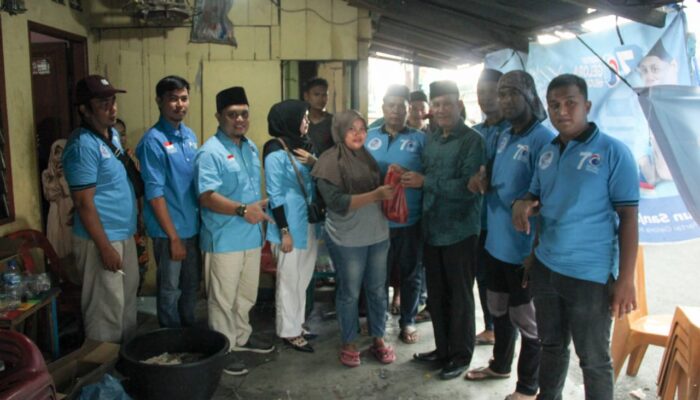 DPD Partai Gelora Indonesia Kota Medan Salurkan Ratusan Paket Untuk Masyarakat