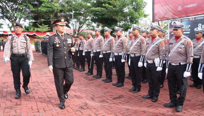 Polres Simalungun Gelar Upacara Dan Syukuran HUT Ke-77 Bhayangkara