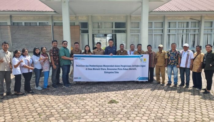 Program TJSL PLN Dukung Pelatihan Jaringan Irigasi Di Kabupaten Toba
