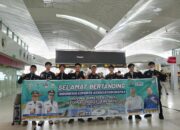 Berangkat Ke Jabar, Kontingen IESPA Sumut Optimis Raih Medali Emas