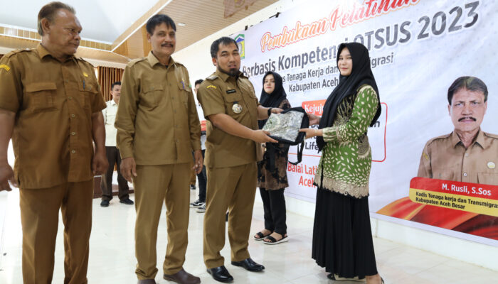 151 Peserta Pelatihan Berbasis Kompetensi Di Aceh Besar
