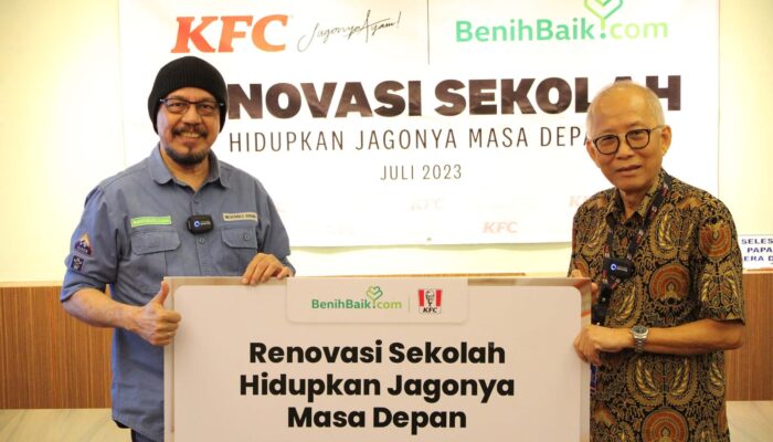 Donasi Pelanggan KFC Untuk Renovasi Sebuah Sekolah Dasar di Banjarwangi, Tasikmalaya